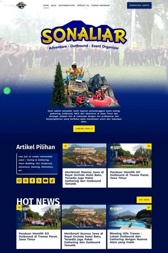 Pembuatan Website Bisnis Sonaliar